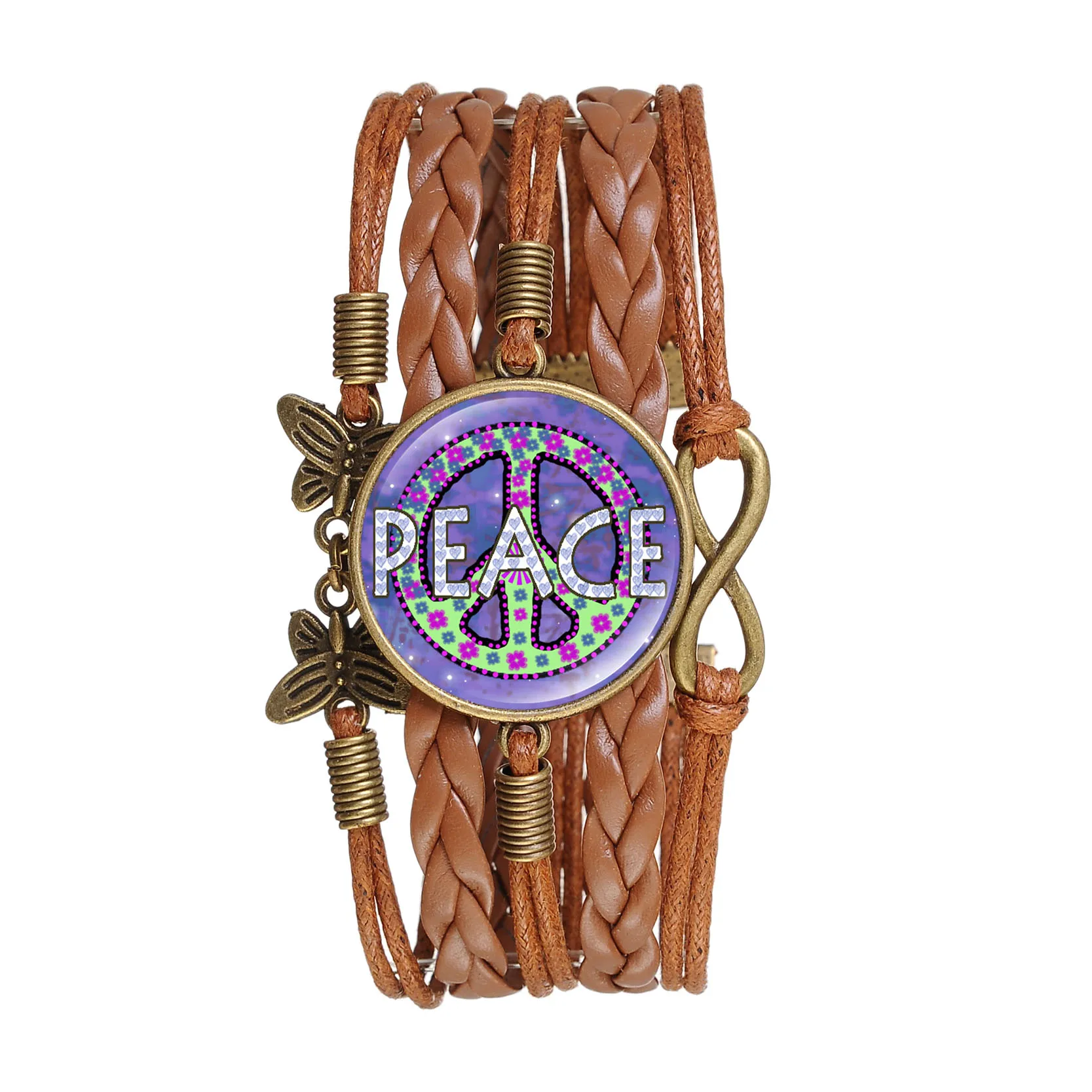 Новое поступление модный Многослойный кожаный браслет паровой панк Ретро стиль