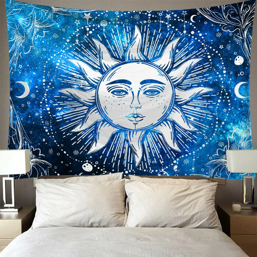 Настенный подвесной гобелен с рисунком мандалы и черепа пляжное одеяло коврик