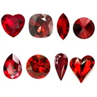 CTPA3bI K9 разные формы красные Хрустальные стеклянные камни стразы искусственный камень для одежды DIY Ткань Ювелирные изделия бусины дизайн ногтей