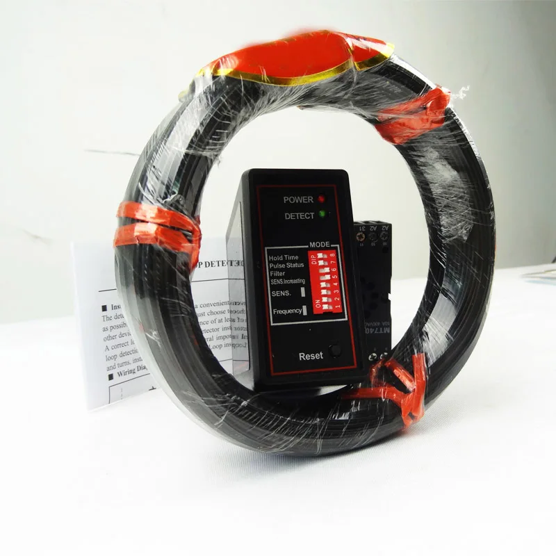 

220V single channel with 50m coil single channel inductive loop detector automatic door and barrier door