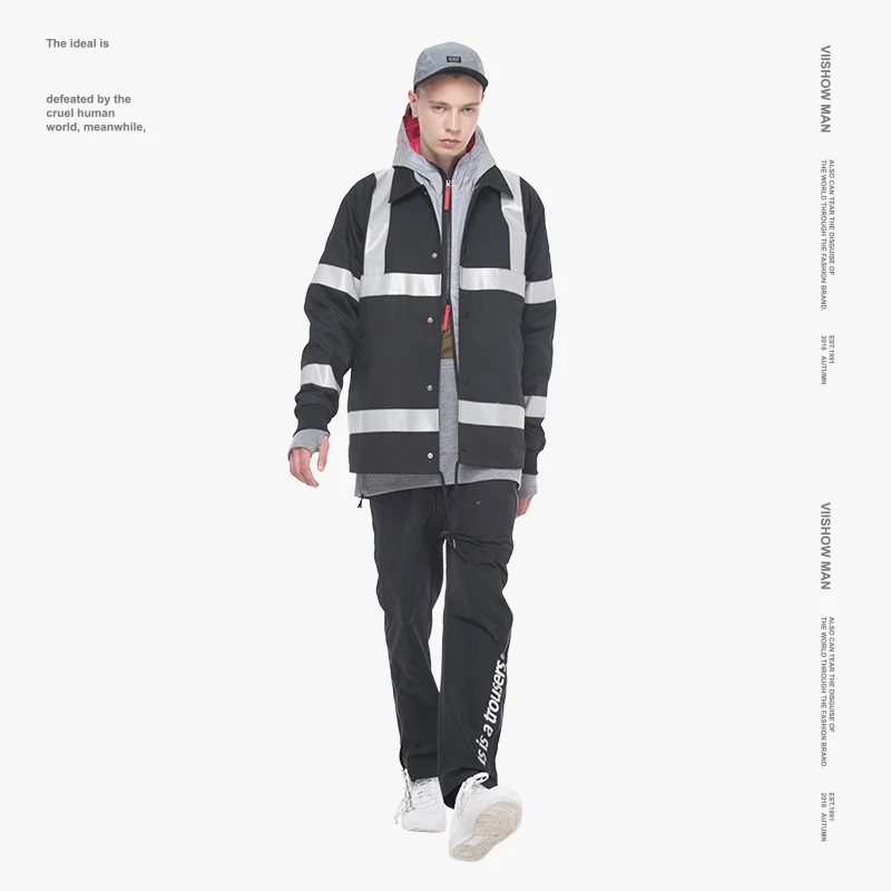 VIISHOW Новая модная куртка пальто Мужская брендовая одежда Ретро стиль модные