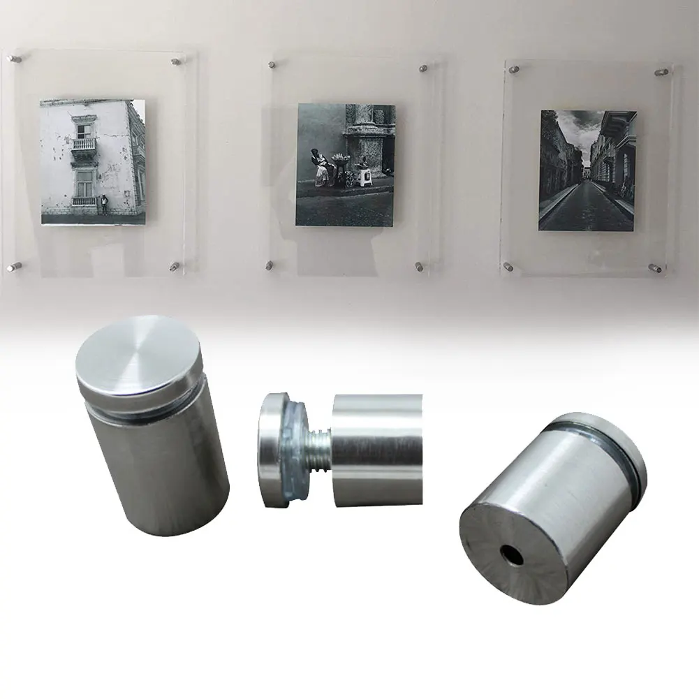 6 шт./компл. держатель с отклонением вывеска дисплей винтами аппаратное крепление