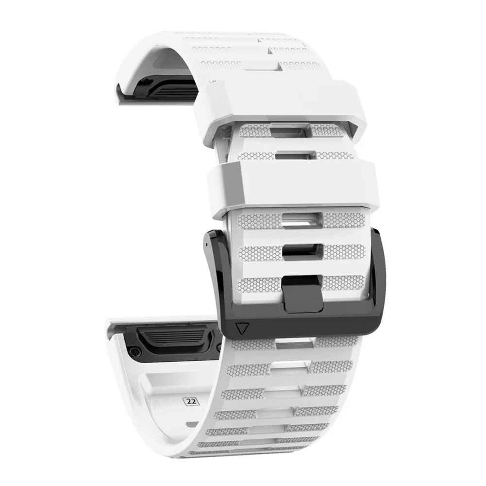 Спортивный силиконовый ремешок для Garmin Fenix 6X 5X 3 D2 Тактический Bravo 22 26 мм наручных