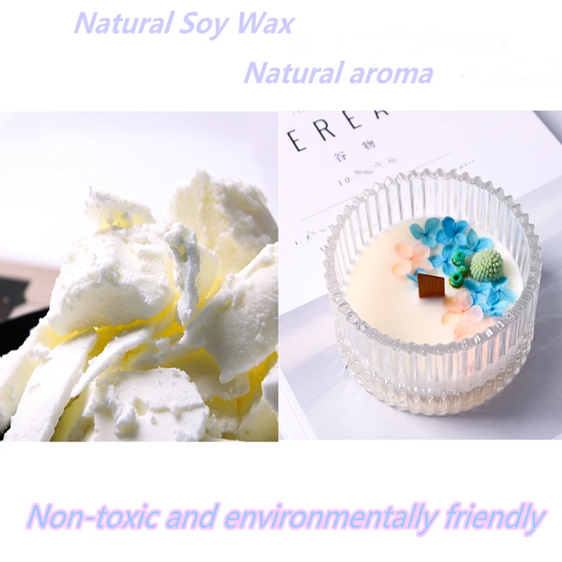 

Natural Soy Wax High Quality Handmade Candle Making Supplies Soft Wax Material Candle Raw Material Handmade Gift Candle Making
