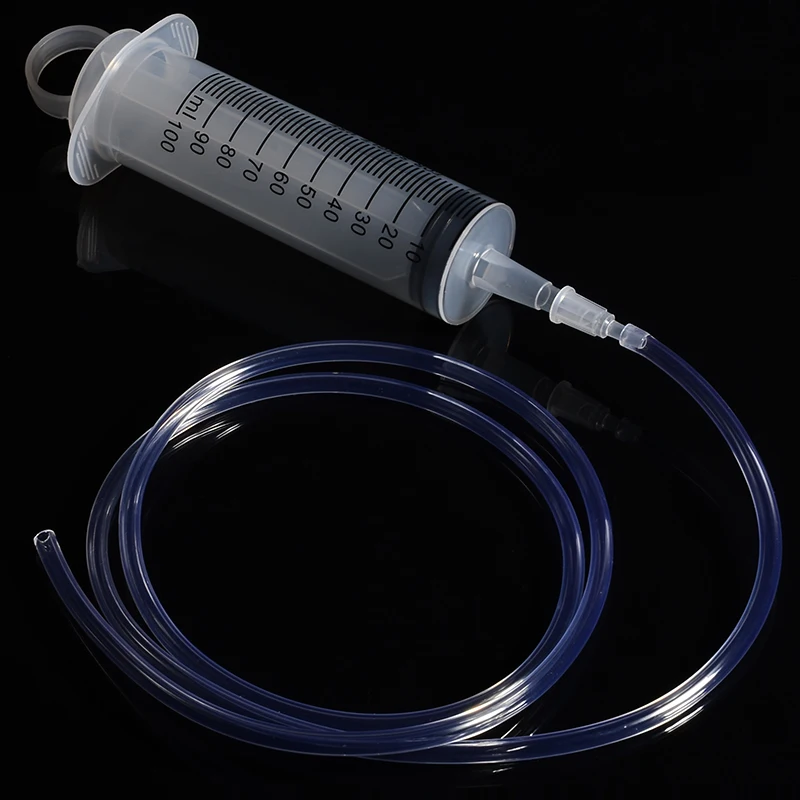 Шприц пластиковый многоразовый с прозрачной трубкой 100 см 120 мл|Эпоксиды| |