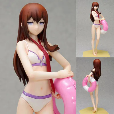 Экшн фигурка Steins Gate Makise Kurisu бикини пляж купальник королевы Ver. Милые игрушки из