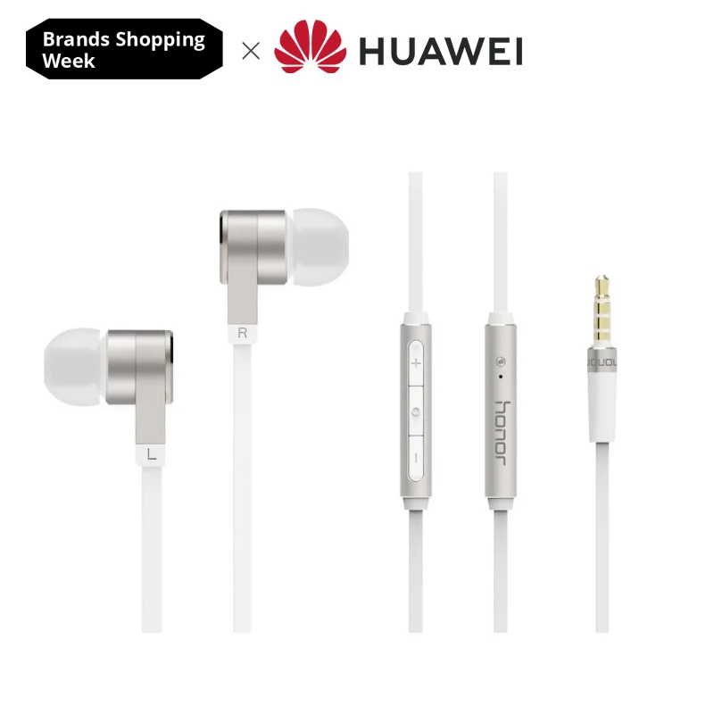 Huawei гарнитура huawei Honor наушники AM13 3 5 мм в ухо с пультом дистанционного управления