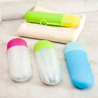 Новинка, аксессуары для путешествий, 1 шт., портативный держатель для зубной щетки, коробка для защиты зубной пасты, чехол для зубной щетки, аксессуары для путешествий