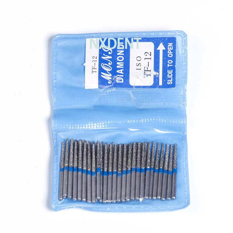 50 шт./1 упаковка высокоскоростные боры для полировки зубов хвостовик 1 6 мм