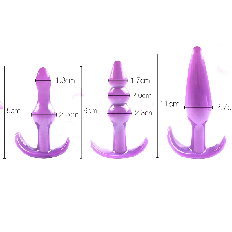 Анальная пробка шарик игрушки из желе Dildos Секс для влагалищные шарики женские