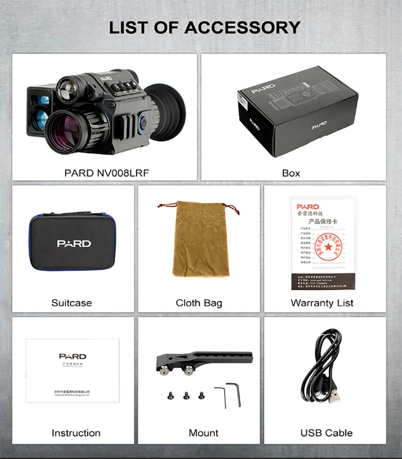PARD NV008 цифровой прицел ночного видения Встроенный ИК-осветитель Красный лазерный
