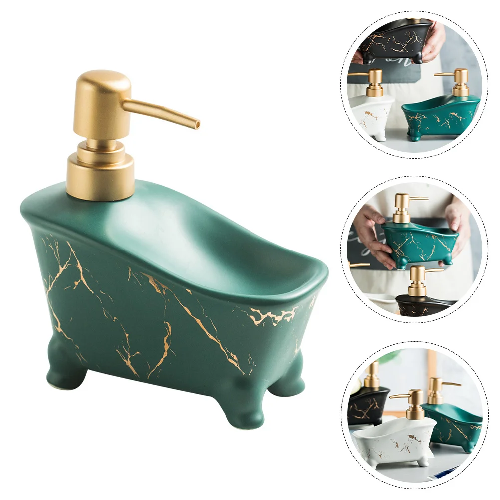 

1Pc Bathroom Shampoo Empty Bottle Shower Pump Bottle Lotion Dispenser Green