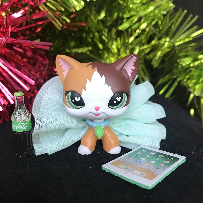 Зоотовары Littlest игрушка короткая шерсть кошка пламя щенок редкий с 4 шт.