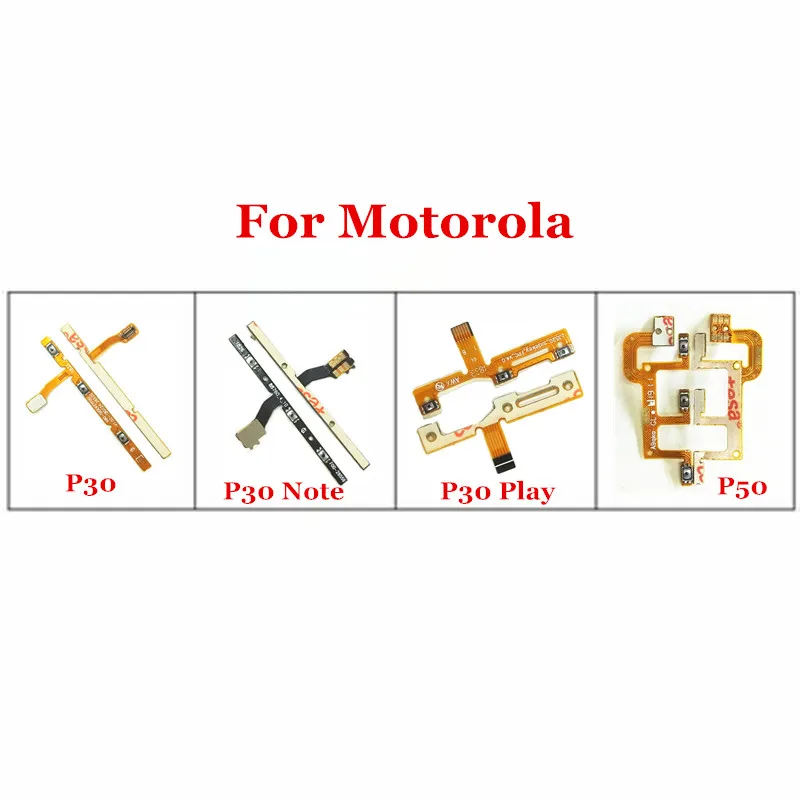 

High Quality Power Volume Sidekey Button Flex Cable For Motorola Moto One P30 Play / P30 Note / P30/ One Vision P50