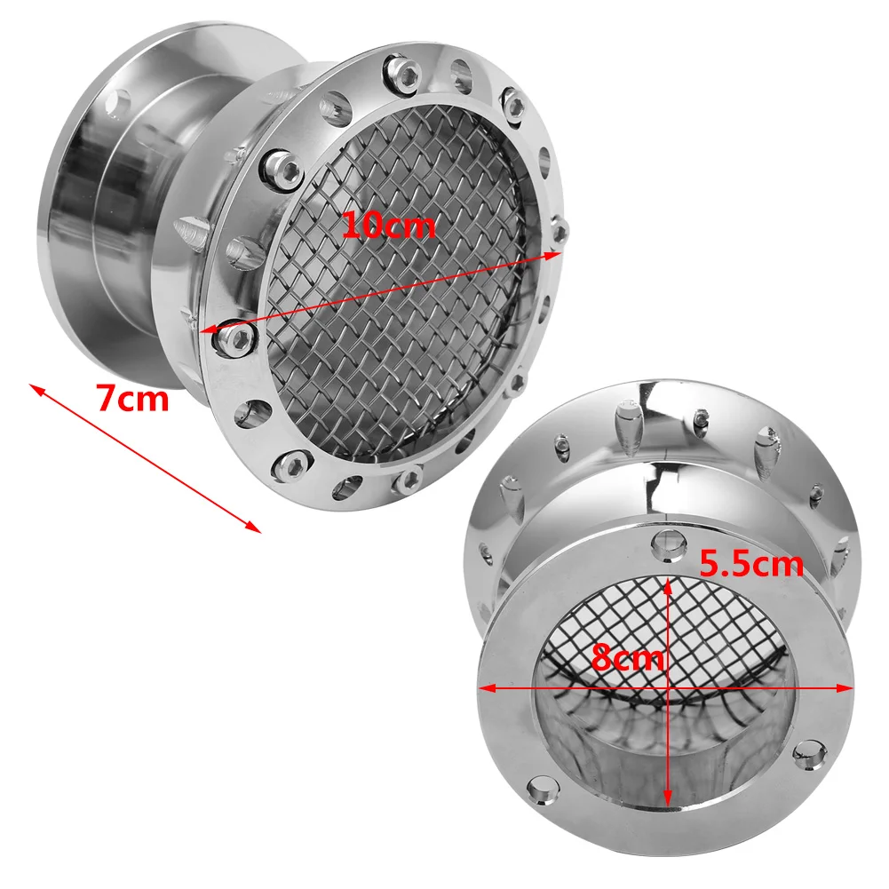 CNC мотоцикл СКОРОСТЬ СТЕК воздухоочиститель Впускной фильтр для Sportster XL883 1200 серебро