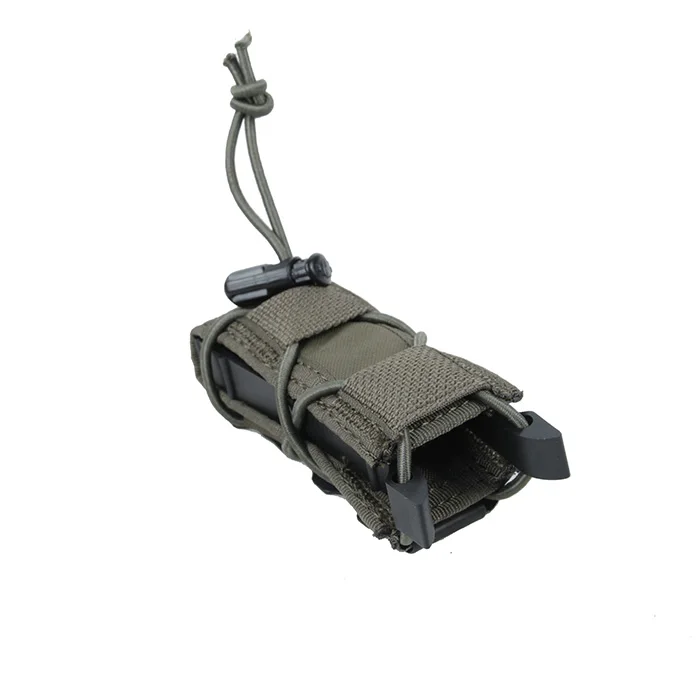 Зажим TMC Molle с открытым верхом 9 мм одиночная сумка для пистолета Ranger Green BK(SKU051444) |