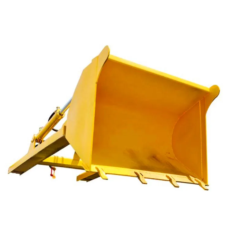 

Hydraulic Tilting Bucket 180 Degree Capactity 1000kg Forklift Attachment