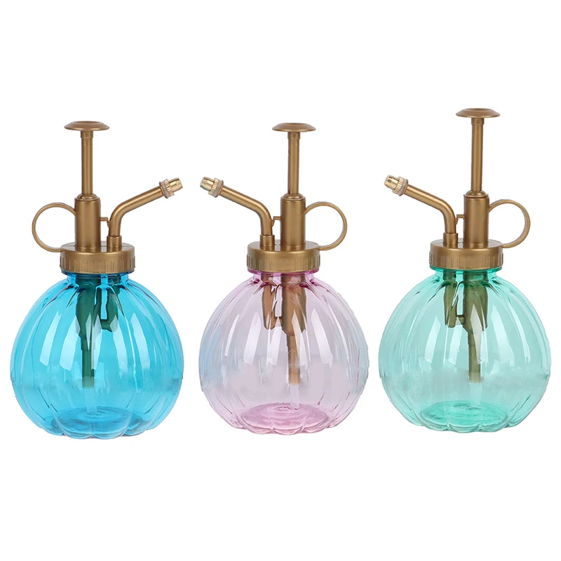 1 шт. 350 мл винтажная форма тыквы пластиковый горшок для полива растений цветочный