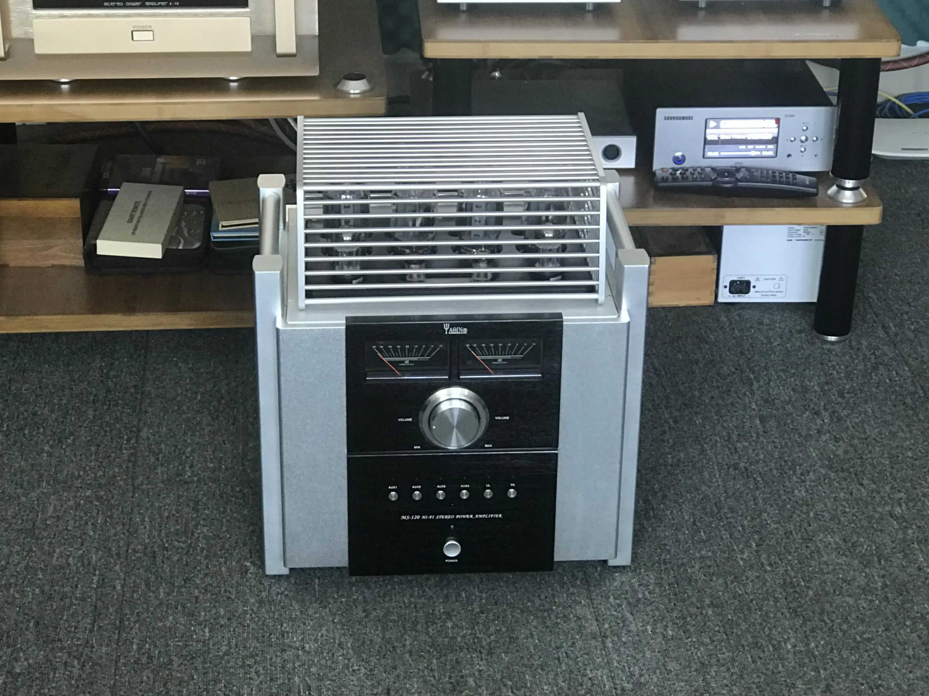 Q 005 YAQIN MS 120 вакуумная трубка усилитель мощности AMP Применение русский TUNG SOL KT120 * 4