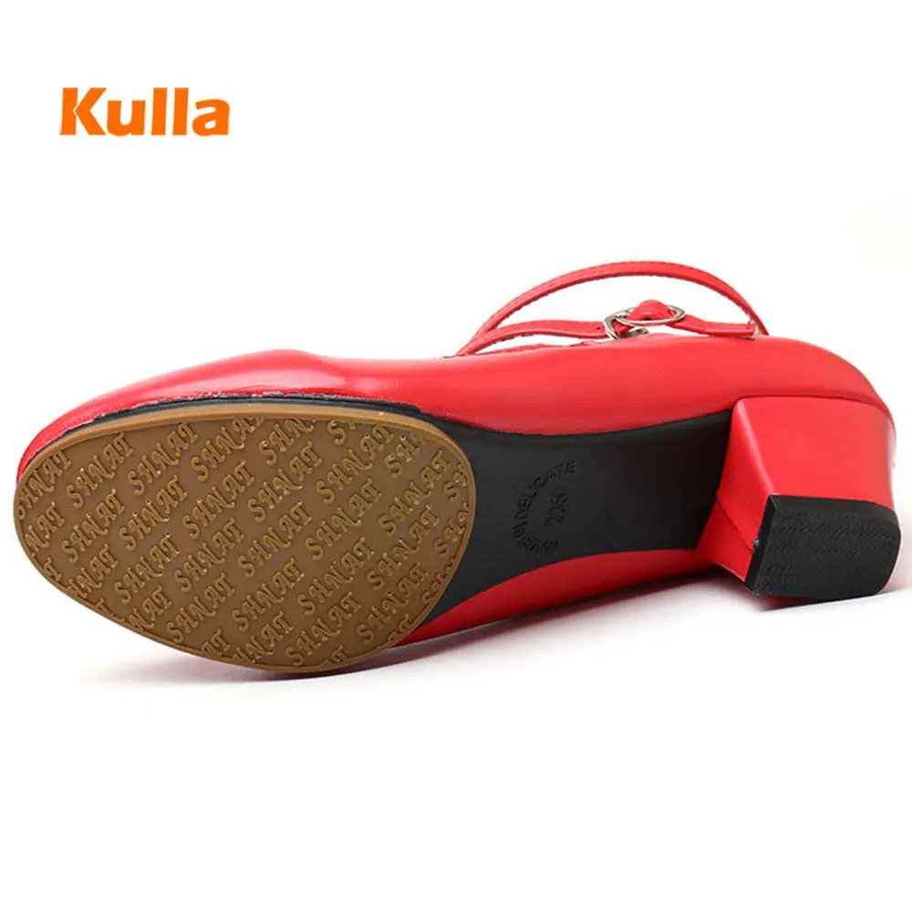 

Women Dance Shoes Girls Latin Tango Ballroom Party Dance Shoes Leather Rubber Gold Silver Performance Sports Ladies Jazz Shoes