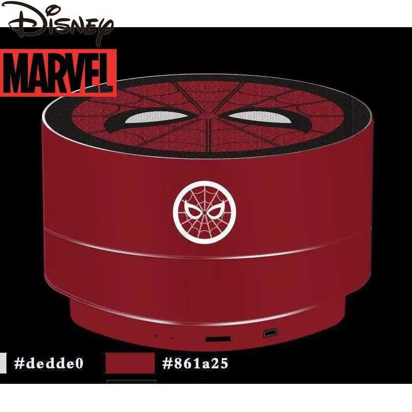 

Disney Marvel Spider-Man Bluetooth-compatible Speaker Car Bass Card Mini Speaker