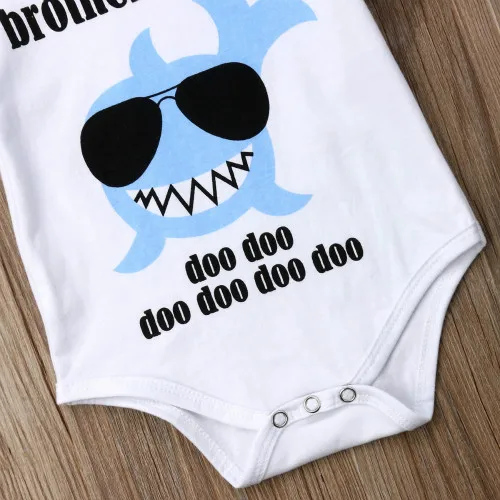 Детский хлопковый комбинезон для мальчиков и девочек футболка с надписью Sister