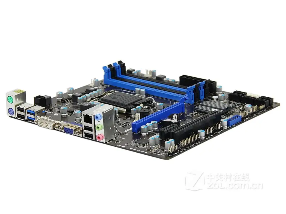 MSI B75MA-P45 LGA 1155 DDR3 B75 рабочего Материнская плата