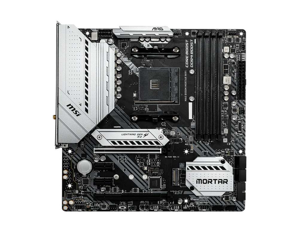 Kaufen MAG B550M MÖRTEL WIFI AM4 128GB M.2 WIFI GAMING M-ATX USB 3,2