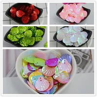 10g shell shaped pvc sequins diy handmade shoes hats jewelry accessories stage clothing accessories 2021 new