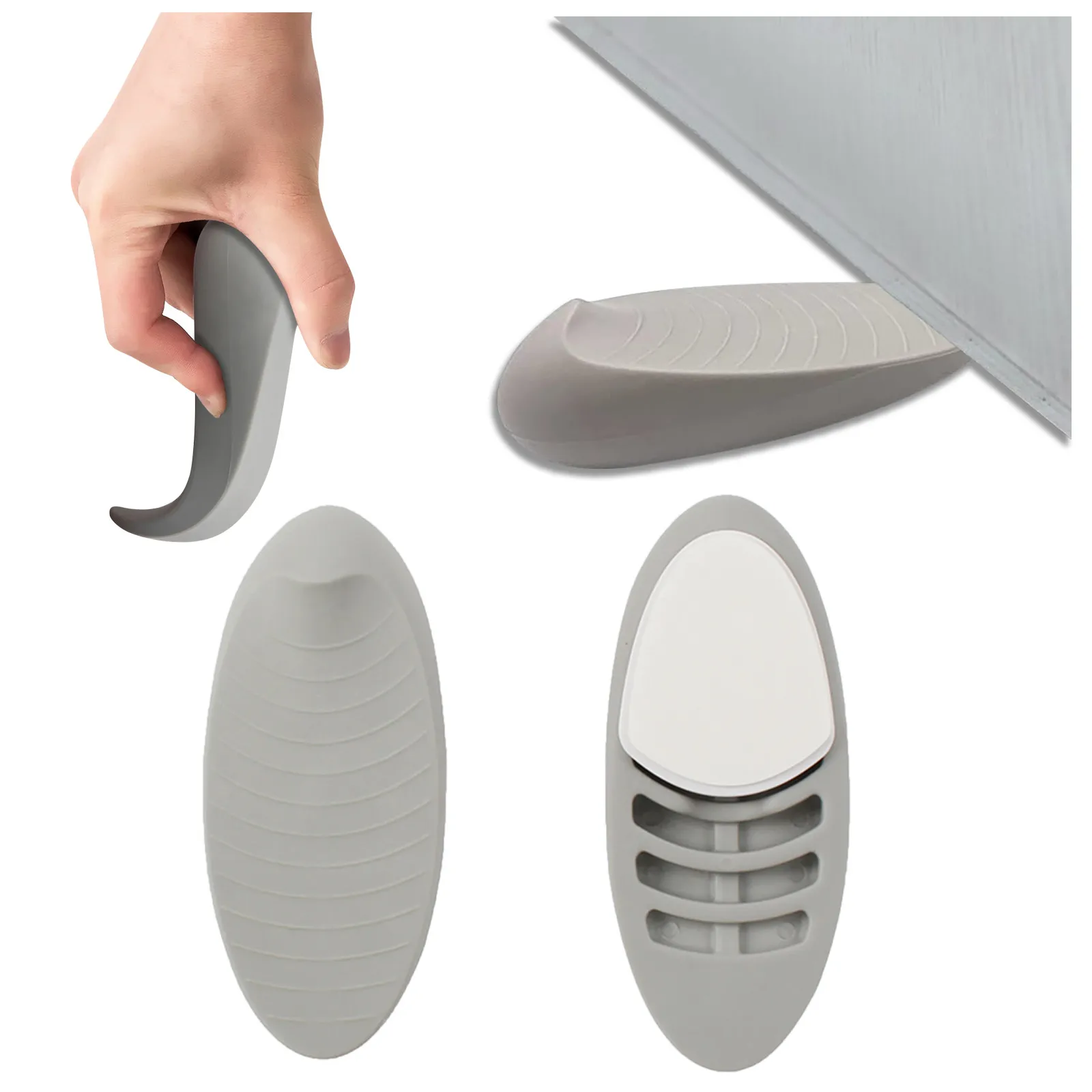 

Safe Stopper Environmental Rubber Heavy Duty Extra Large Wide Door Wedge Floor Home Protector Stops Stoppers