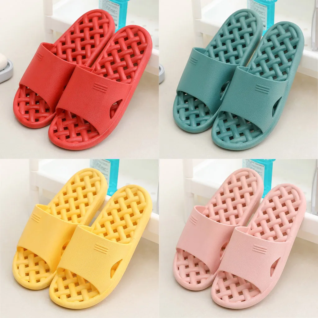 Шлепанцы унисекс для душа Нескользящие домашние тапочки в форме кролика летние