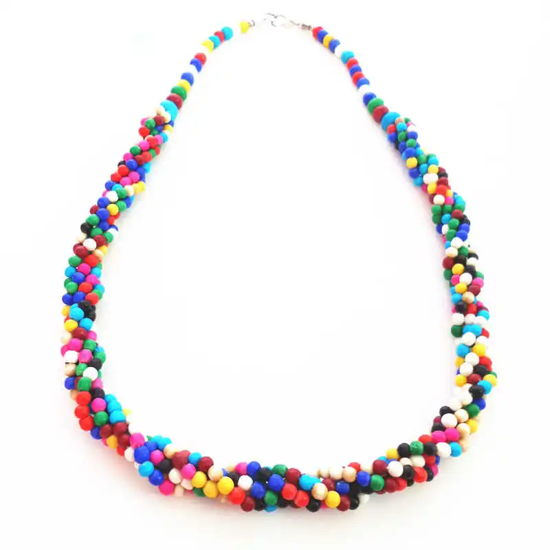 

Ожерелье из бисера в виде кости яка TNL479, колье в тибетском стиле