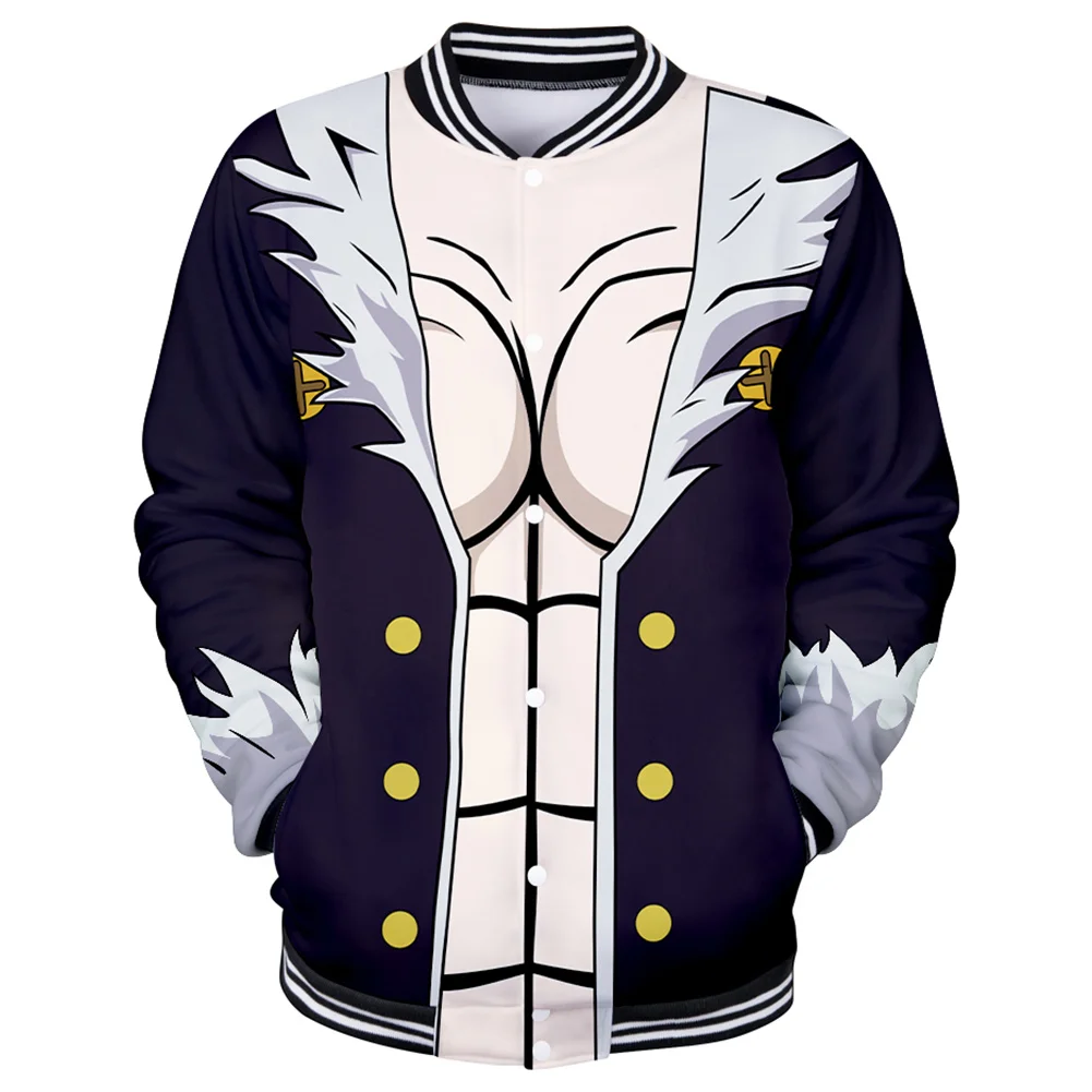 

HUNTERHUNTER 3D Pint Cosplay Baseball Jacket Coat