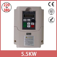 5 5kw vfd input 220v 1phase to output 380v 3phase variable frequency inverter for motor speed control