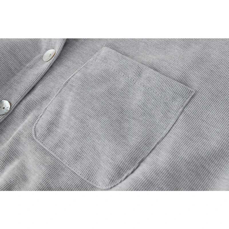 Толстовка Женская однотонная Повседневная шикарный Укороченный кардиган на