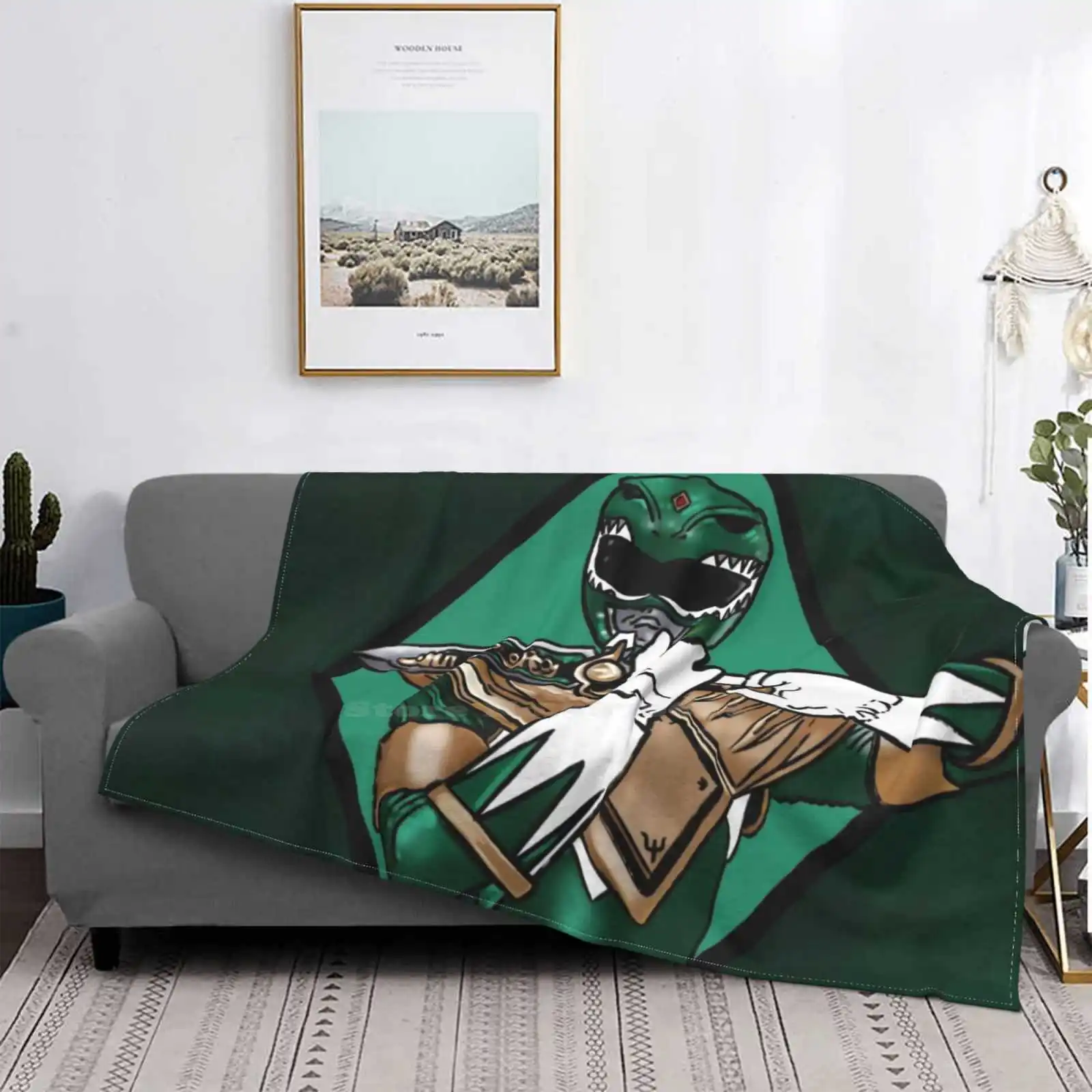 

The Green Ranger-manta suave de moda, estilo de tendencia divertido, arte verde Go Green Ranger