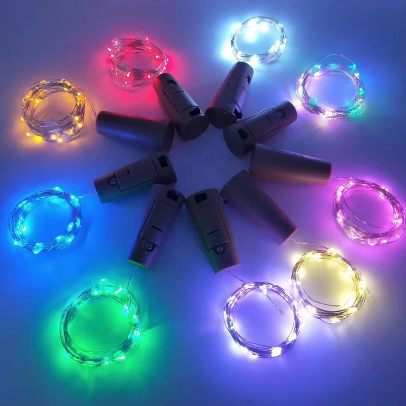 Рождественские украшения для дома 1 м 2 сказочные мини-гирлянды светодиодные