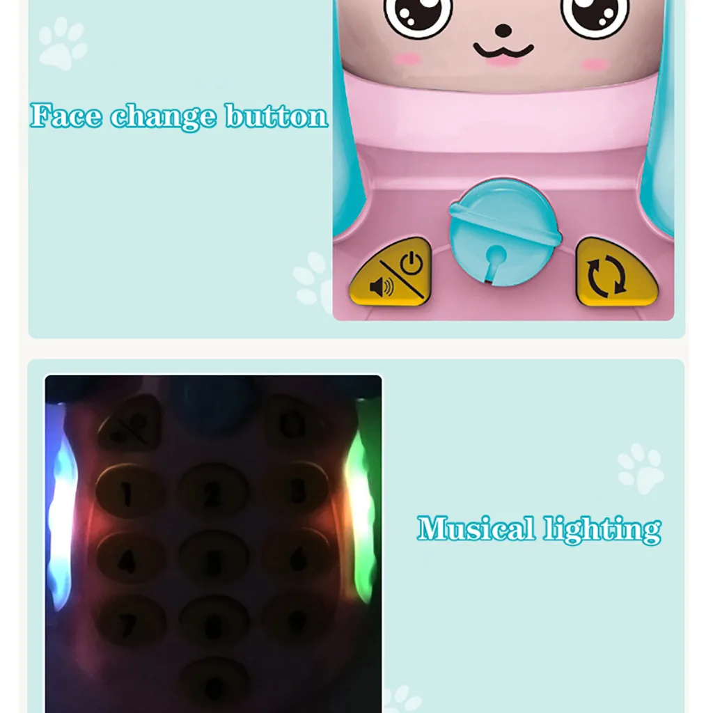 Детский Прорезыватель для зубов музыкальный телефон многофункциональные умные