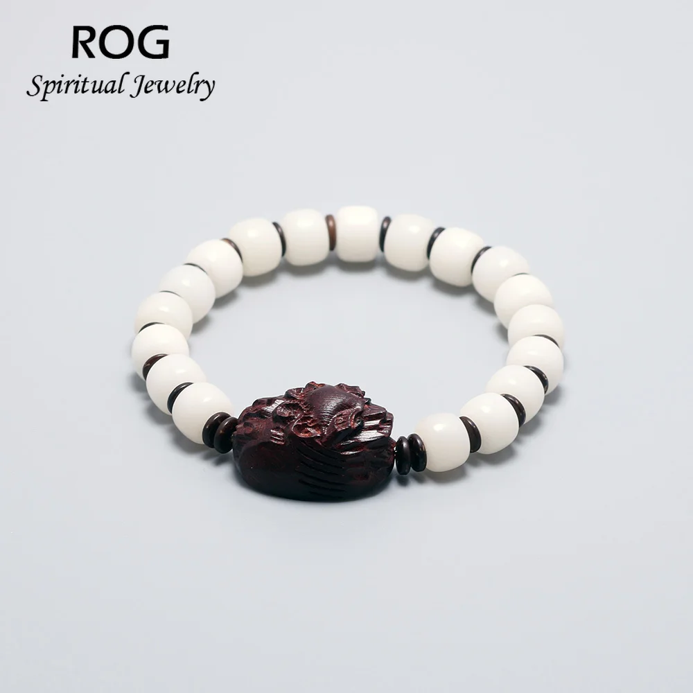 Браслет из натуральных бусин женский и мужской с красным сандаловым деревом |