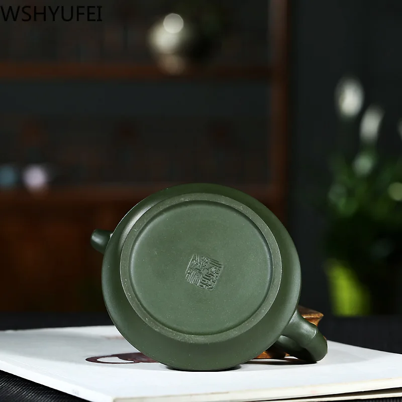 Чайник WSHYUFEI Yixing чайник из фиолетовой глины необработанная руда зеленый грязь