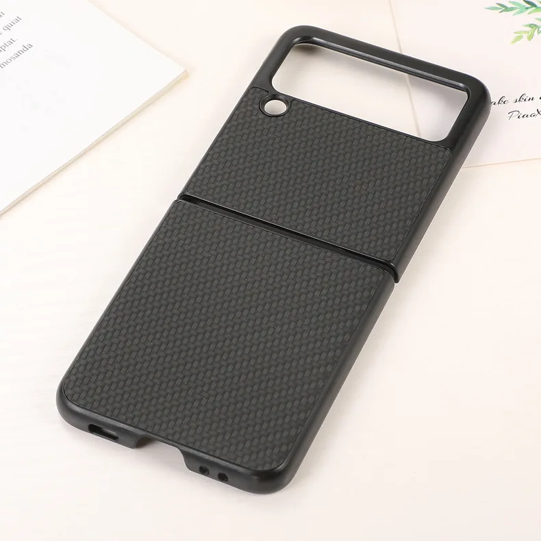 

For Samsung Galaxy Z Flip 3 Case Carbon Fibre Texture