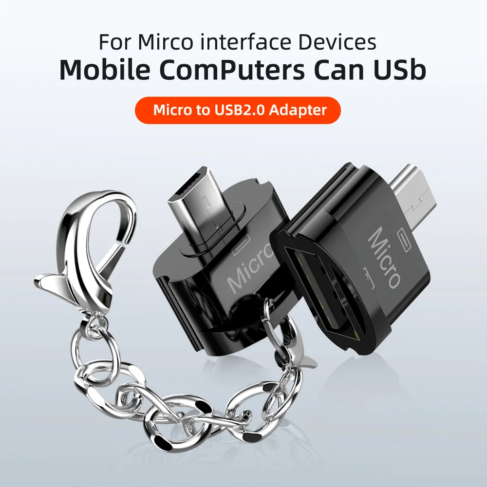 USB OTG конвертер USB2.0 Женский к Micro Мужской адаптер для Android мобильный телефон Samsung A7