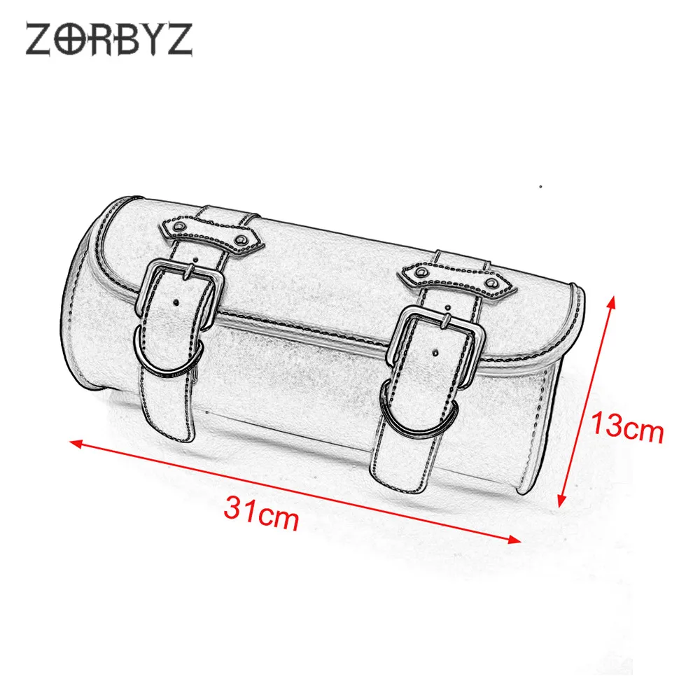 ZORBYZ желтая сумка для мотоцикла из синтетической кожи круглая барная руля