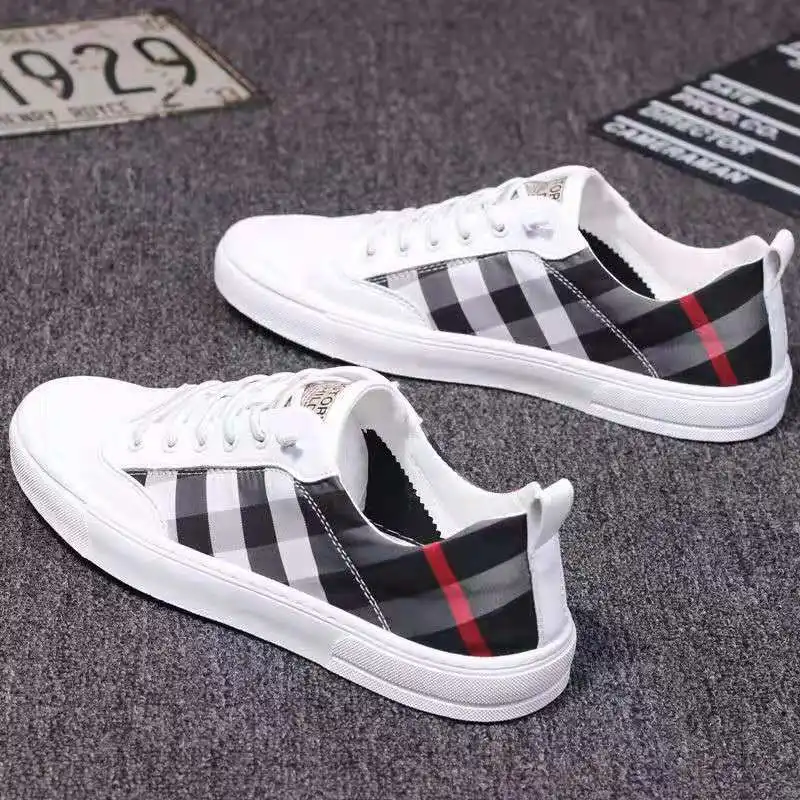 

White vulcanized sneakers boys cheap flat comfortable shoes men autumn spring 2021 fashion sneakers