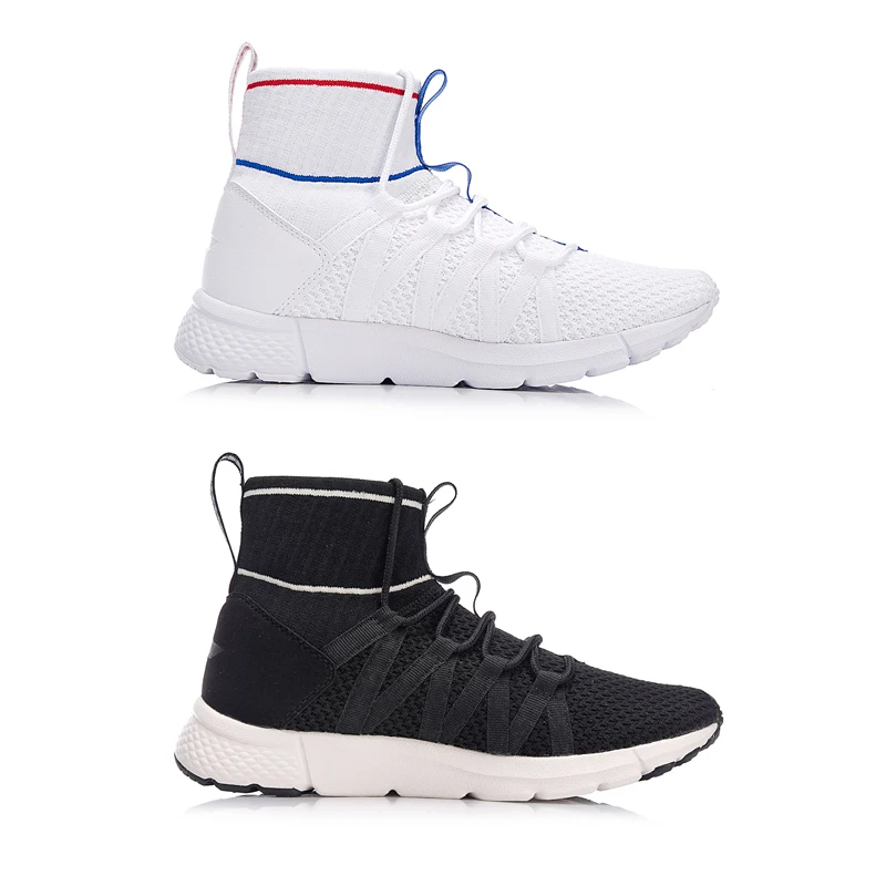 Женские кроссовки Li Ning с дышащей подкладкой спортивная обувь в стиле планеты