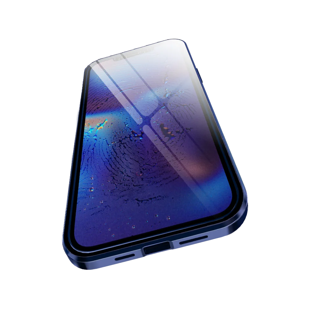 Роскошный 360 металлический 9H закаленное стекло iphone 12 чехол для телефона 12mini 12pro max
