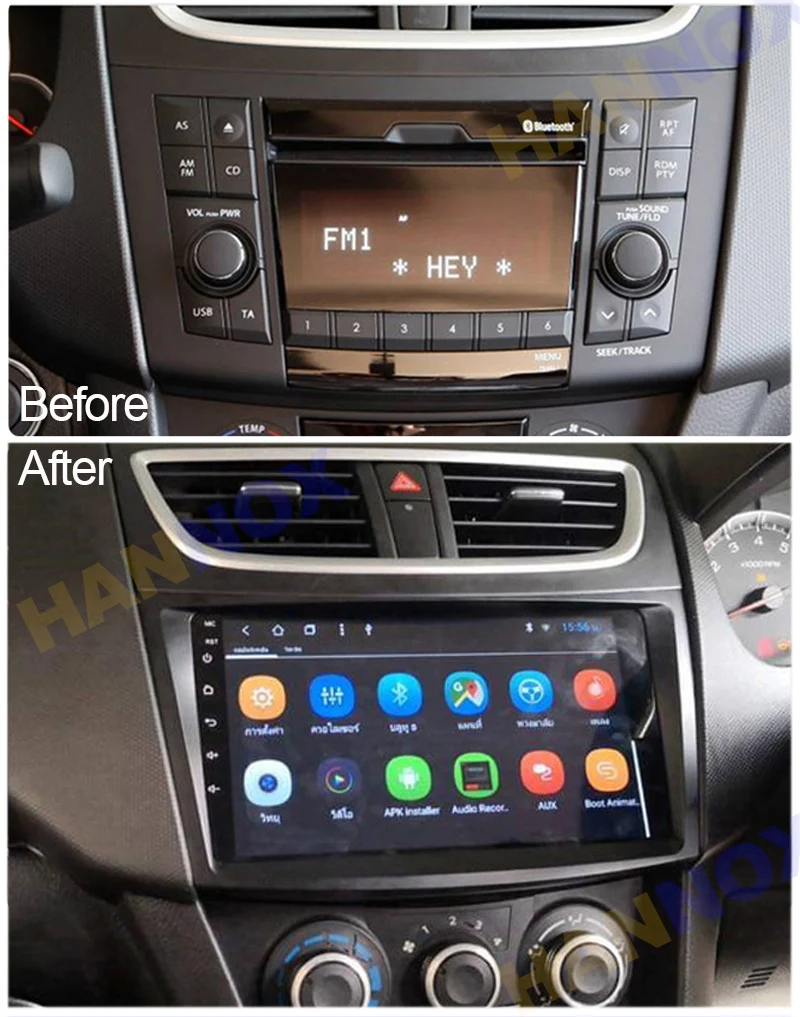 - GPS 2 Din Caméra arrière & MIC Gratuits YUNTX Android 10 Autoradio Compatible avec Suzuki Swift/Eritiga 2012-2017 Soutien Dab+ / Commande au Volant /4G / WiFi/Bluetooth 5.0 / Mirrorlink  