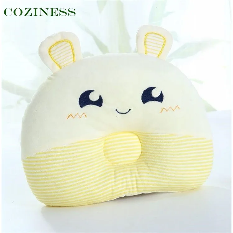 

Детская подушка COZINESS из чистого хлопка, антиэксцентрик, детское постельное белье в стиле мультфильма, дышащее, правильное, с плоской головк...