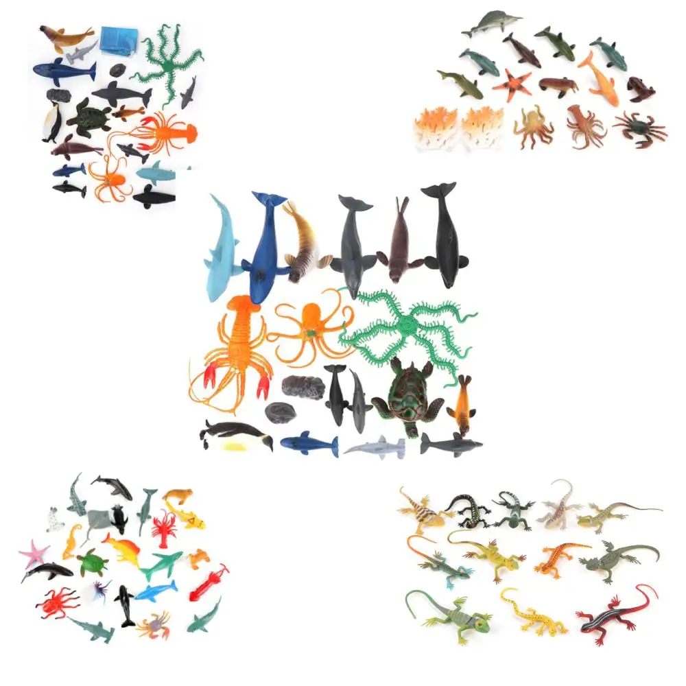 ESTINK новая детская модель пластиковая ящерица/морская жизнь Фигурки Игрушка