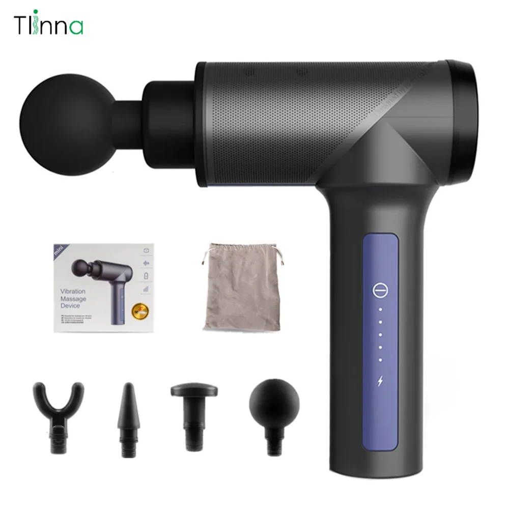 Массажный пистолет Tlinna массажер для мышц Атлетический Массажер глубоких тканей